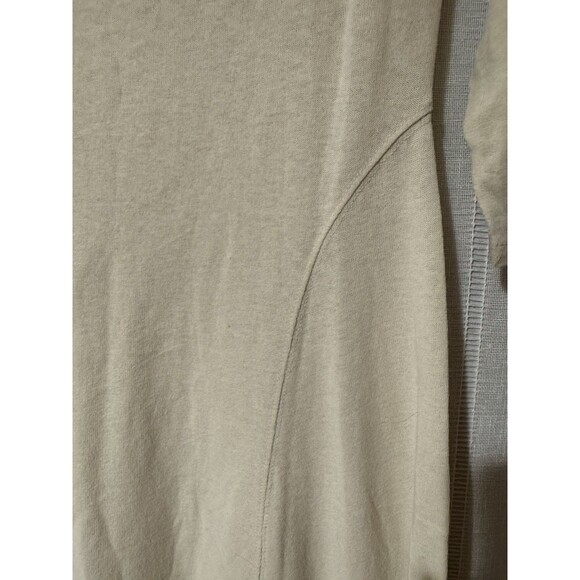 NEW free people beach maxi dress Small Long Sleeve Cream Ivory Boho Cali y2k - Picture 6 of 16